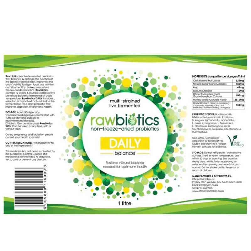 rawbiotics DAILY balance