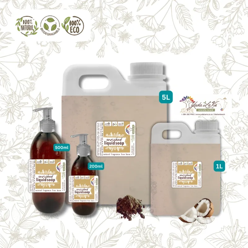 ENRICHED LIQUID SOAP [100% natural] **new