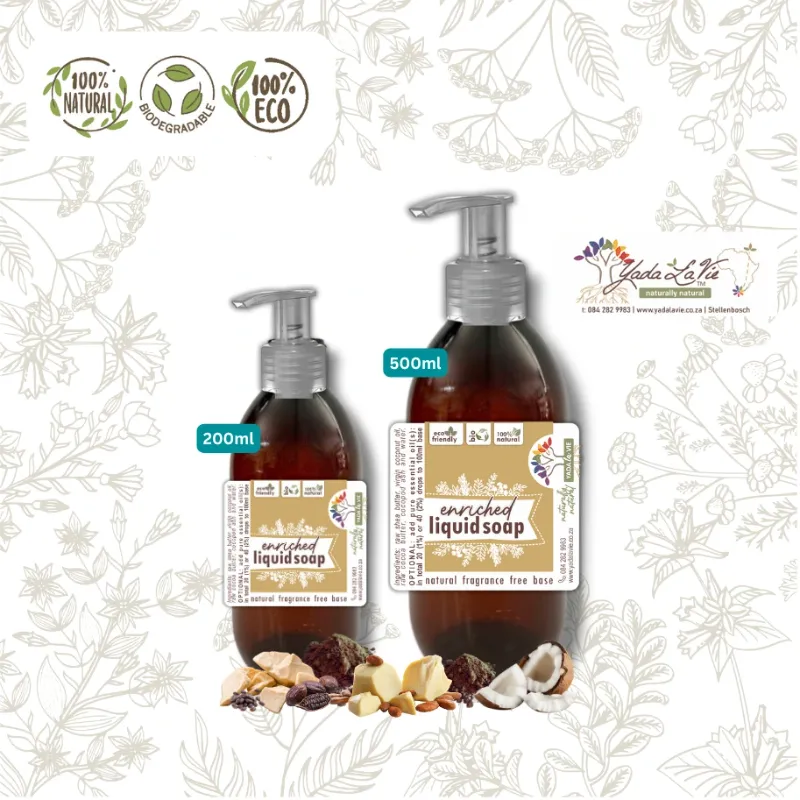 ENRICHED LIQUID SOAP [100% natural] **new