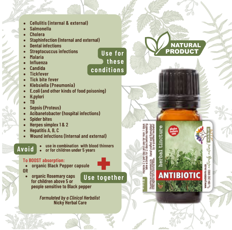 natural ANTIBIOTIC tincture