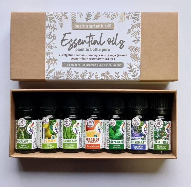 *ESSENTIAL OIL organic starter box set #1