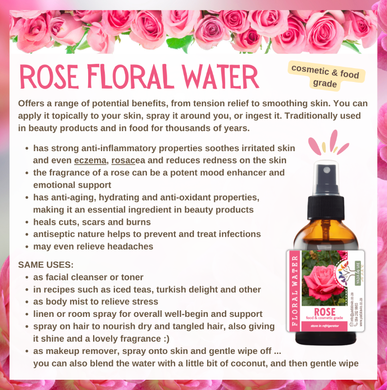 ROSE floral water
