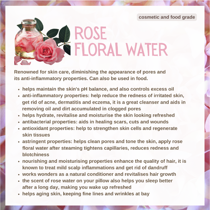 ROSE floral water