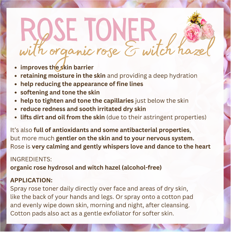 *ROSE TONER spritzer