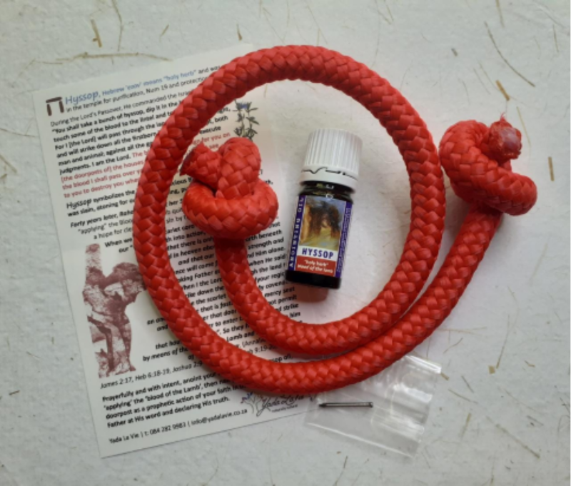 SCARLET CORD + Hyssop prophetic anointing set