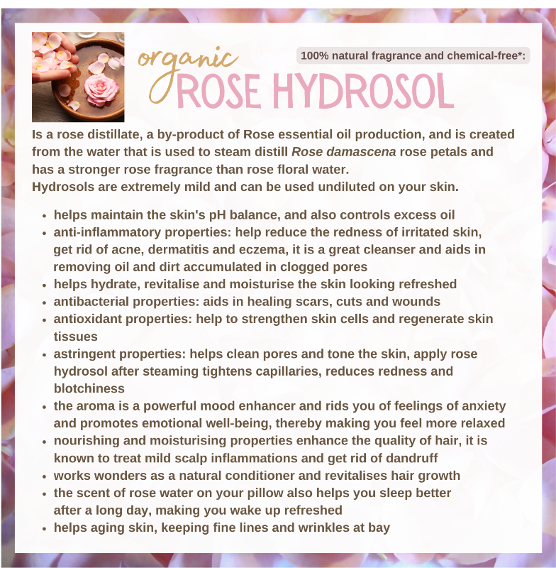 *ROSE organic hydrosol