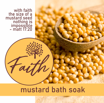 FAITH MUSTARD bath soak