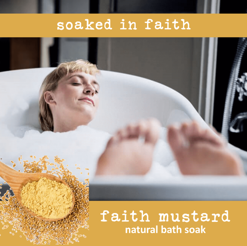 FAITH MUSTARD bath soak