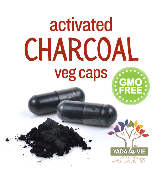 CHARCOAL activated veg-caps