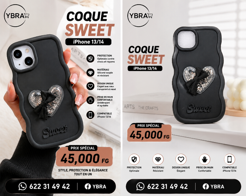 Pochette iPhone 13/14 pour femme