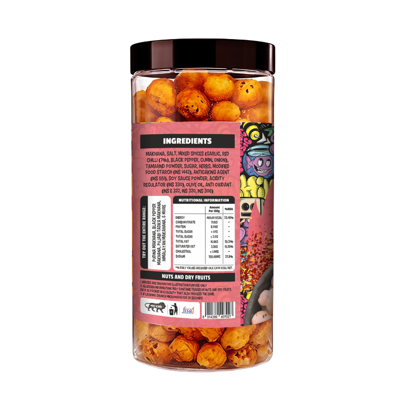 YUMGO Peri Peri Makhana | 70g Jar