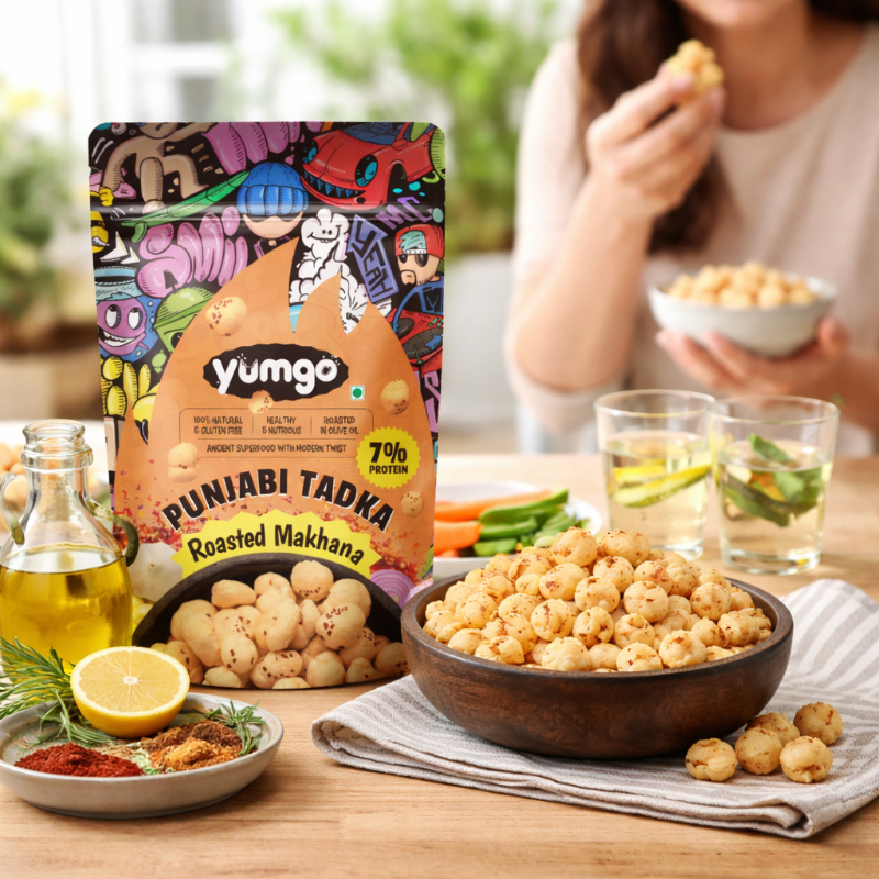Punjabi Tadka Makhana — 50g Pouch
