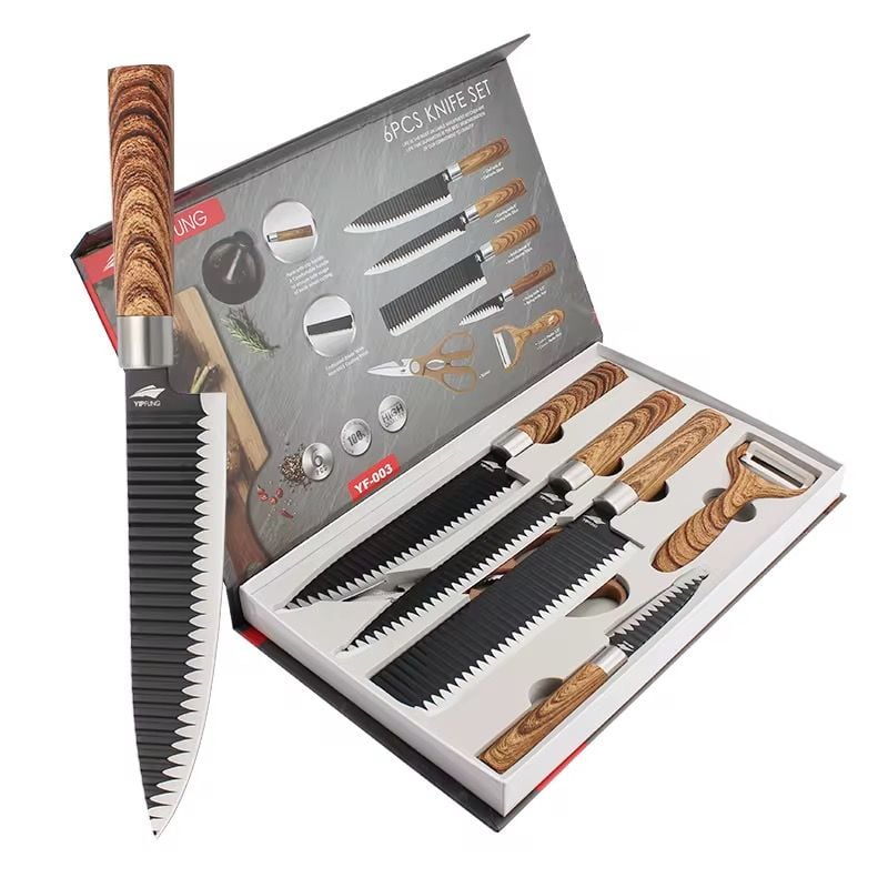 ​🔪 Set de Cuisine "Black Edition" – L'Art de la Découpe au Quotidien