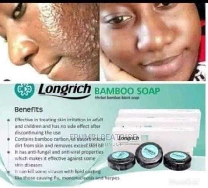 ​Savon au Charbon de Bambou Longrich – Pureté et Éclat Naturel