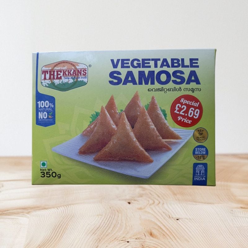 Thekkans veg samosa