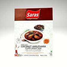 Saras Coconut Varutharacha gravy mix
