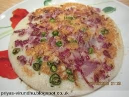Onion Uthappam ( 2 Pieces)