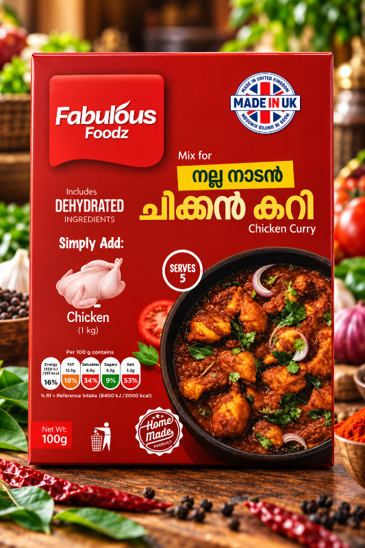 Fabulous foodz Chicken Curry Mix