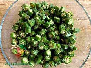 Greentop Okra cut (Bhindi Cut)