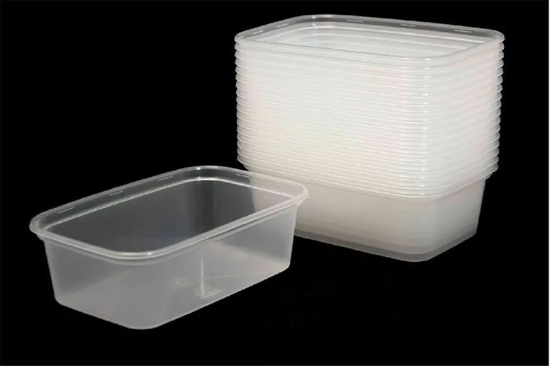 Plastic Food Containers Tubs with Lid