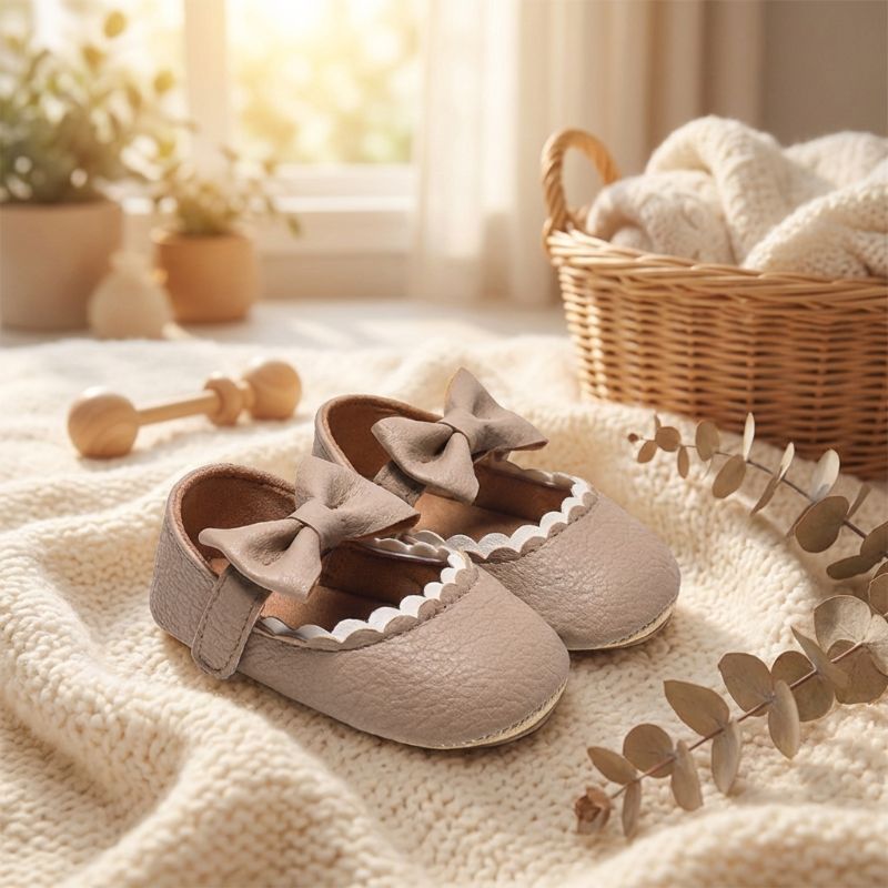Baby princess bow shoes