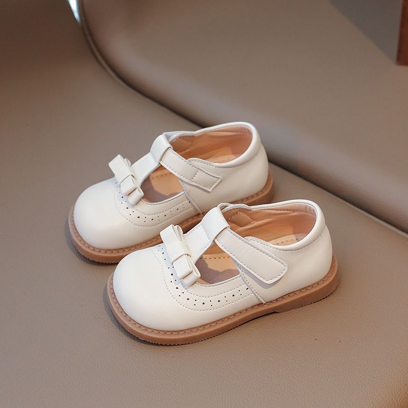 Kids leather korean shoes