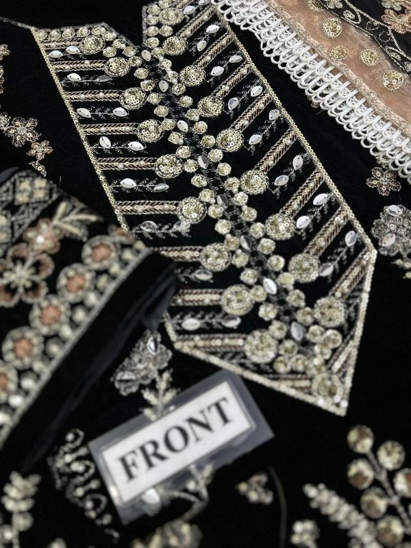 3 Pcs Women Embroided Suit