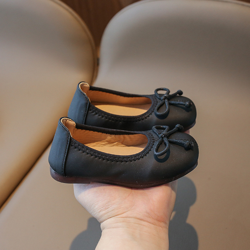 Korean Style Slip-on-kidsrens leather shoes