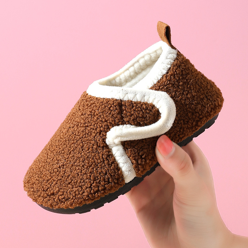 Cool-proof ,Non-proof Autumn and Winter Fleece lined Children's Shoes