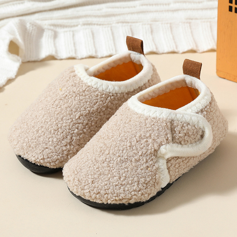 Cool-proof ,Non-proof Autumn and Winter Fleece lined Children's Shoes