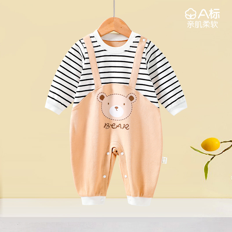 New Born Baby Two piece Jumpsuit.            Pure cotton Crawling Hippie suits