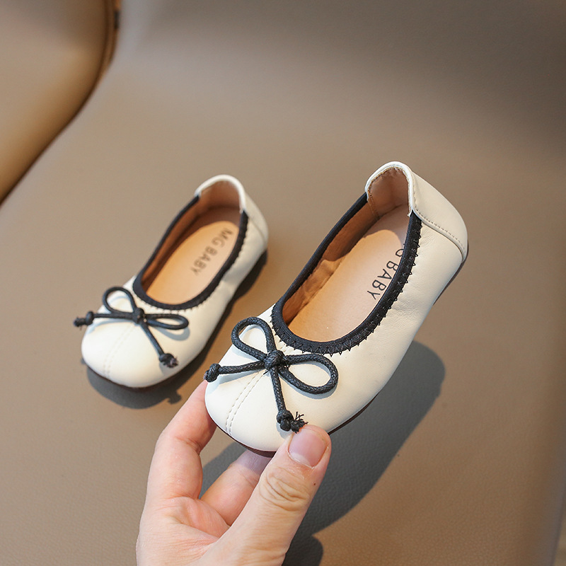 Korean Style Slip-on-kidsrens leather shoes
