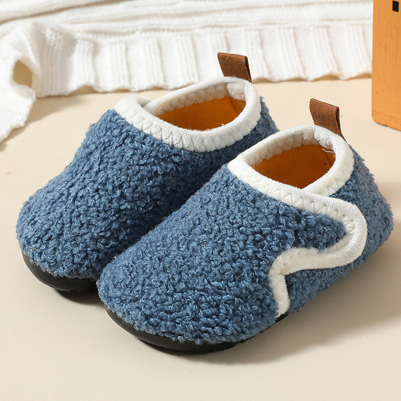 Cool-proof ,Non-proof Autumn and Winter Fleece lined Children's Shoes