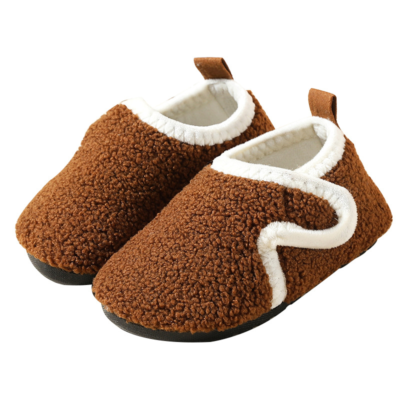Cool-proof ,Non-proof Autumn and Winter Fleece lined Children's Shoes