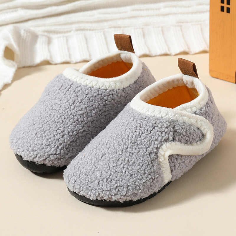 Cool-proof ,Non-proof Autumn and Winter Fleece lined Children's Shoes