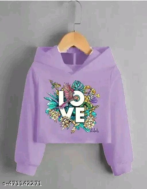 Trendy Design Crop T shirt for Women with Hood.