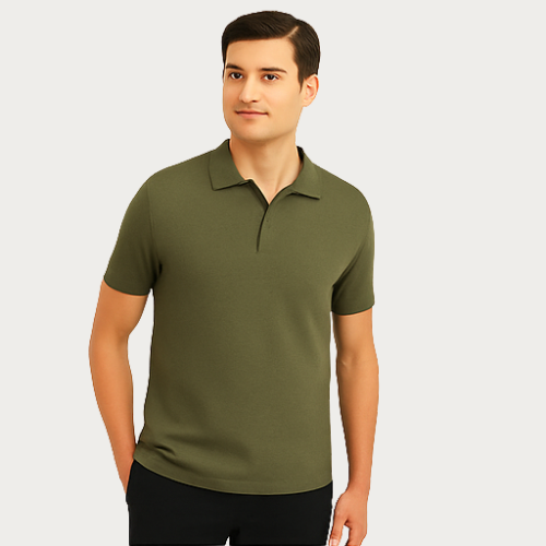 Relaxed Knit Polo