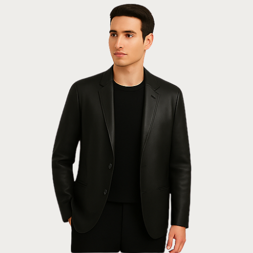 Leather Blazer