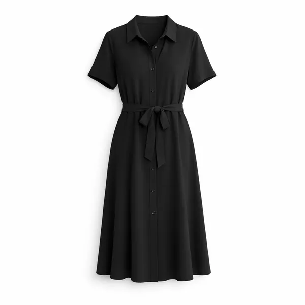 Elegant Midi Shirtdress