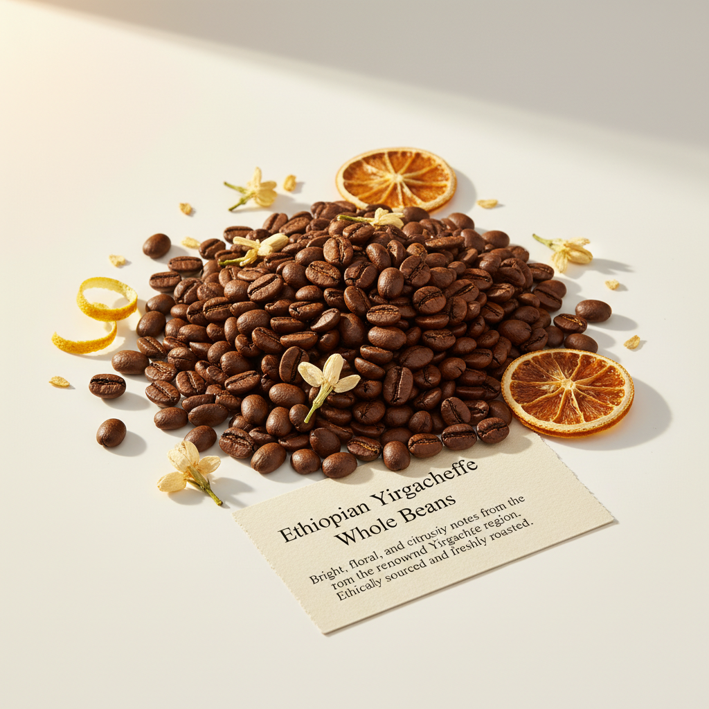 Ethiopian Yirgacheffe Whole Beans