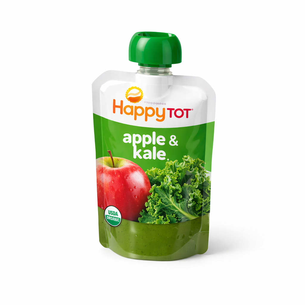 Happy Tot Organic Apple & Kale Puree