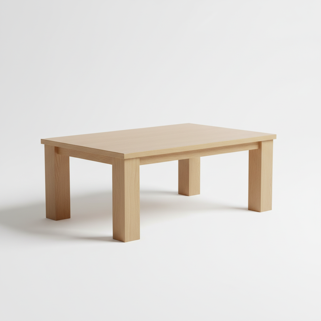 Minimalist Wooden Coffee Table