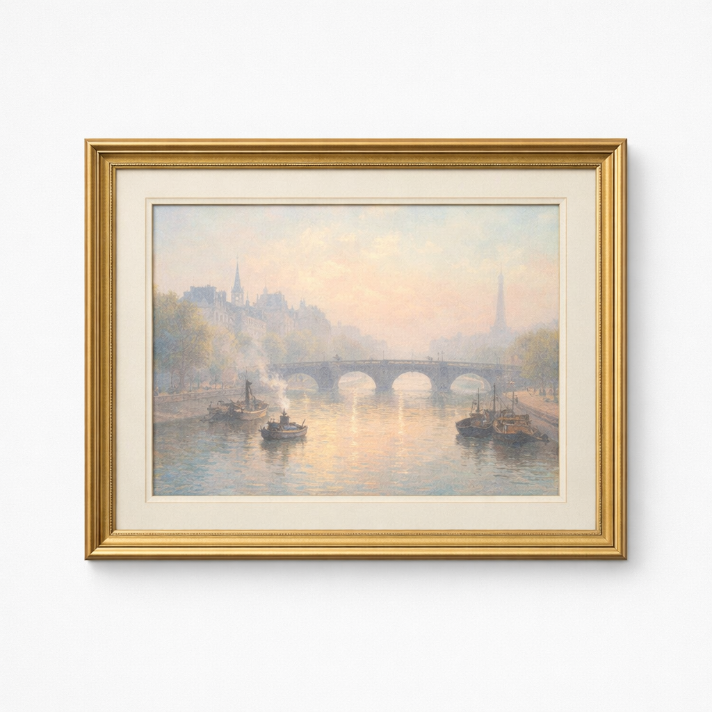 Morning Haze over the Seine