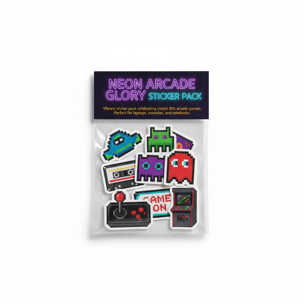 Neon Arcade Glory Sticker Pack