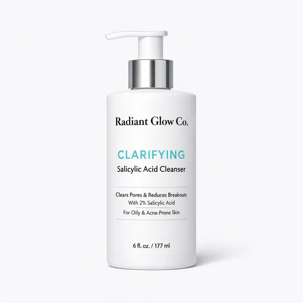 Radiant Glow Co. Clarifying Salicylic Acid Cleanser