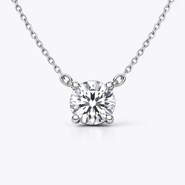 Timeless Solitaire Necklace