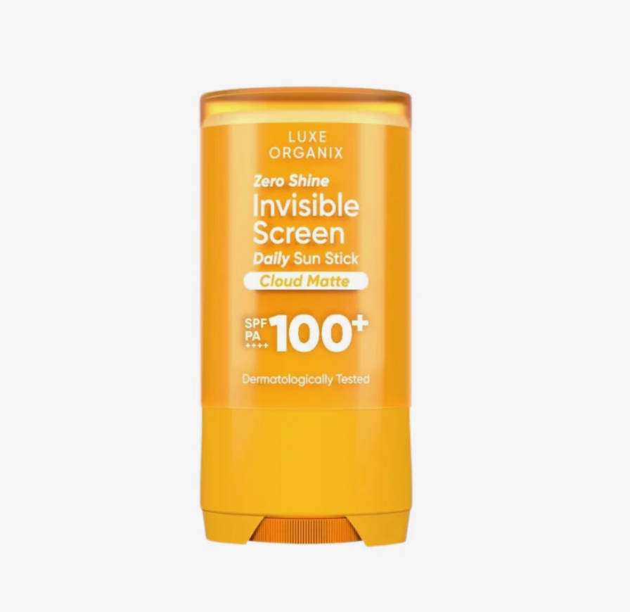 Luxe Organix Zero Shine Invisible Screen Daily Sun Stick Enjoy SPF100+ PA++++