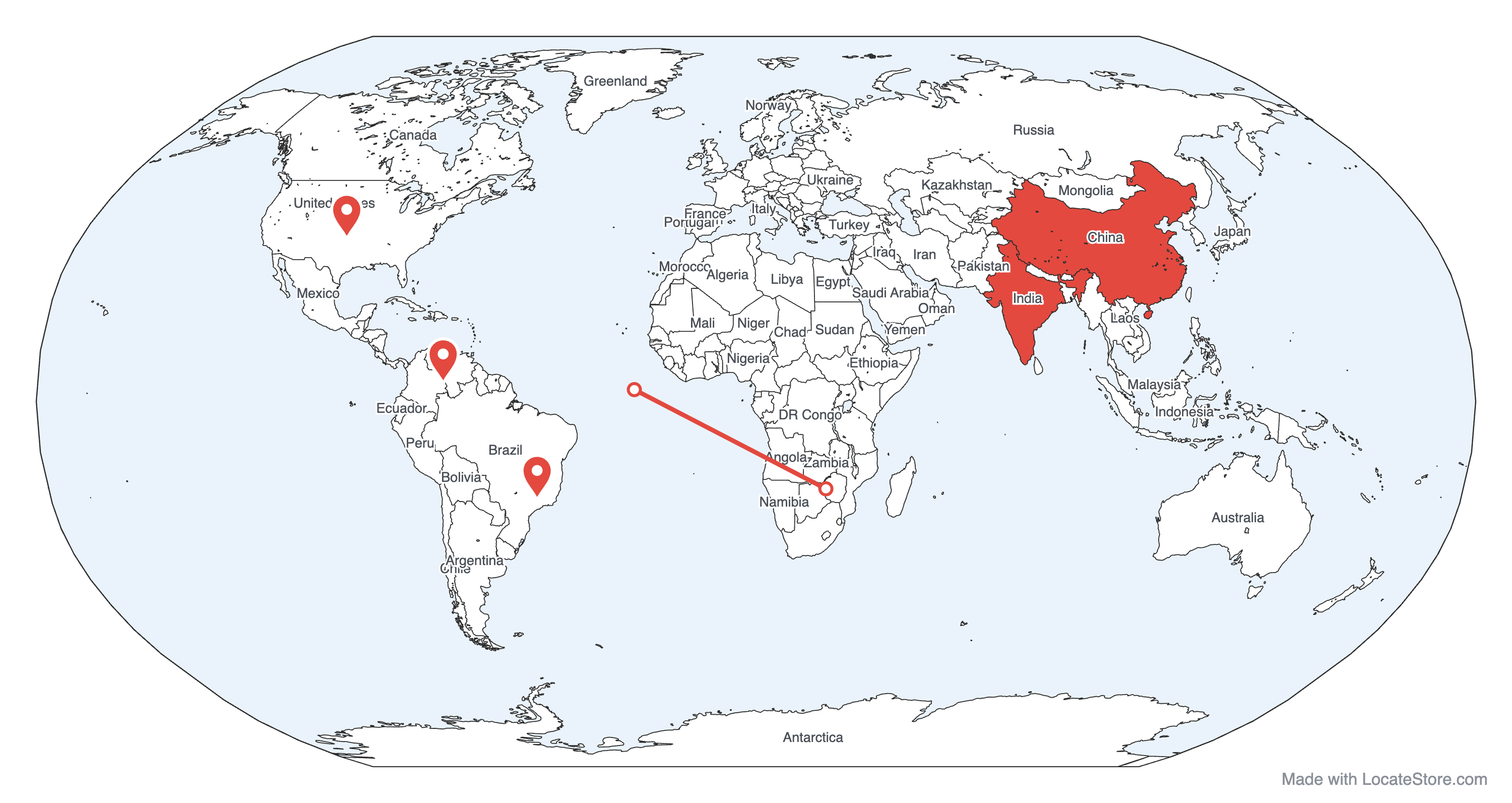 Blank World Map (Printable)