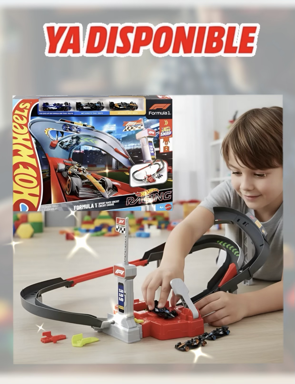 🏎️💨 ¡Ponlos en la pista y que comience la carrera!
Descubre la acción de Hot Wheels F1 y lleva la competencia a casa. 🏁