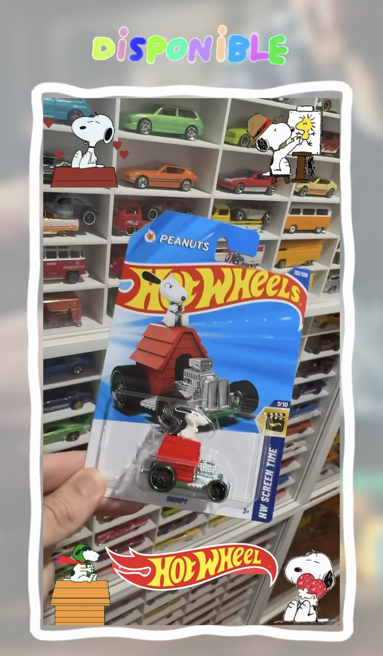 🐶❤️ Un clásico que no puede faltar en tu colección.
Snoopy llega a Hot Wheels con una pieza llena de personalidad.